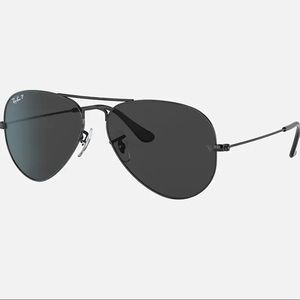 Ray Ban Metal Aviators II Total Black